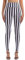 FYMNSI Damen Leggings Vertikal Gestreift Stretch Strumpfhose Leggins Streifen Lange Hosen Halloween Fasching Kostüm Hohe Taille Dünne Dehnbar Schlank Hüfthose Yoga Fitness Workout Hose Schwarz S