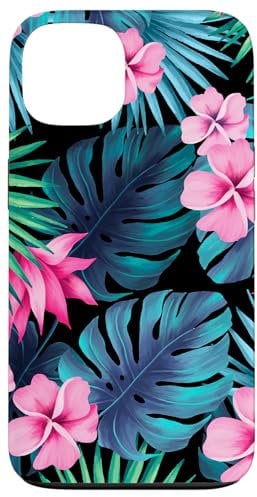 Exotic Summer Vacation Hawaii Plant Flower Hibiscus Tropical Case for iPhone 13