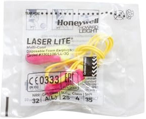 10 Pairs of Laser Lite Corded Earplugs, SNR 35dB by We Want Your Ears