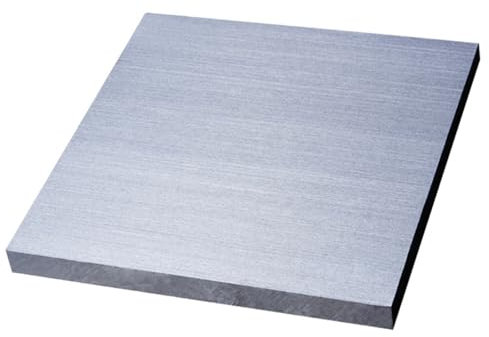 WUDOLI Paneles de Pared Placa de Hoja de aleación de Aluminio 7075, Hardware DIY, Tablero de Aluminio, Bloque súper Duro Grueso Chapa estriada (Size : 5x100x100mm)