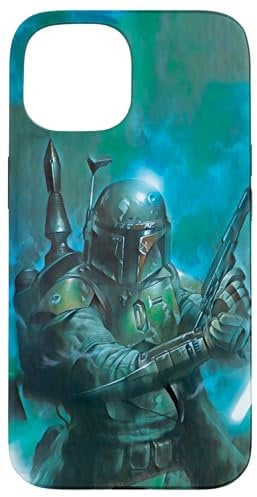 Hülle für iPhone 15 Star Wars Classic Boba Fett Battle Ready Grün