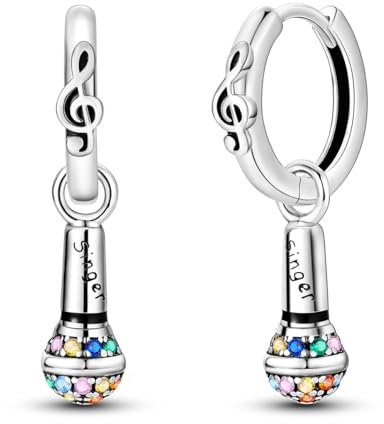 MULA 925 Sterling Silber Tropfen baumeln Ohrringe für Frauen Post Leichtgewicht Star Hoop Ohrringe Mode