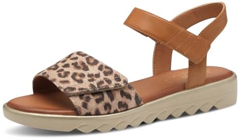 Jana Damen 8-28275-44 Sandalen, Leopard, 41 EU