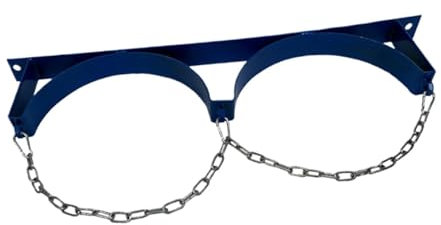 Gas Cylinder Wall Bracket Air Tank Holder Heavy-Duty Gas Bottle Rack Supporter for Rvs Restaurant Domestic Gases Cylinder, Type 4