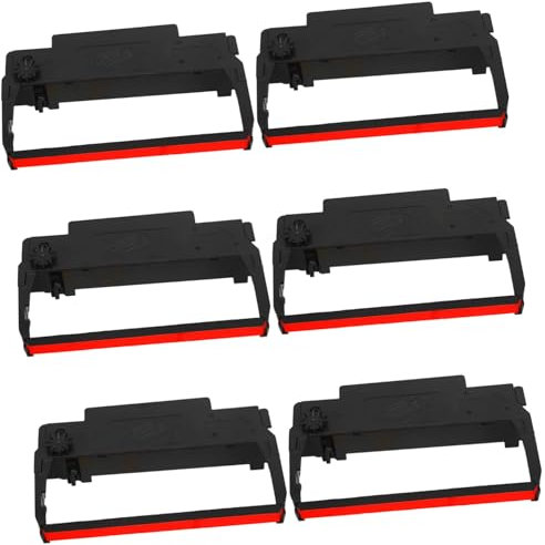 Tofficu 6 Stücke Drucker Ersatz Farbband Für Kassen Band Band Kompatibel U220 U230 U210 U370 U300c Erc38