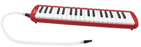 ERINGOGO 37 Melodica-Instrument advendskalenderfür kinder susseskeiten tischfüsse tiegerbalm red Piano keys Mini-Klavier elektronische Tastaturen Klaviatur Schlüsselinstrument Pianika rot