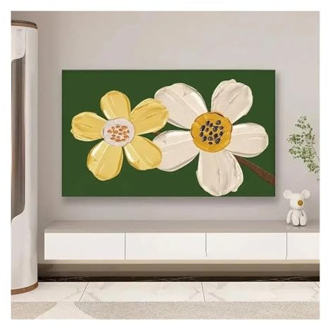 NADCFN TV Cover TV Screen Cover LCD Protection Dust Cover Household Hanging TV Cover Polyester Elastic Cloth TV Cover Outdoor TV Cover(09,70-75 inch)