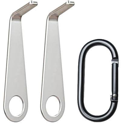 VILITI 2 Pcs Ring Doorbell Removal Tool,Tool Video Doorbell (2024 Release) Ring Doorbell Key,Compatible With All-New R/ing Battery,With Anti-Loss Mountaineering Carabiner(1.96 * 0.55/1.7 * 0.45 In)