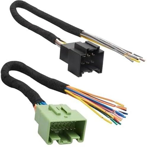 Yurefax Car Stereo Amplifier Bypass Wiring Harness Adapter Connector Plug, for OEM AMP Replacement, for GM, for GMC Sierra Yukon, for Chevrolet Tahoe Suburban 2014-2021 Non Bose Systems Radio Connecti