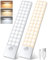 YOOKESEN Luz LED con Sensor de Movimiento 78 LEDs 1500mAH, 23CM Magnética USB-C Recargable Luz con Sensor de Movimiento 3 Color 4 Modos Para Armario, Cocina, Escaleras, Pasillo, Habitacion-2 Piezas