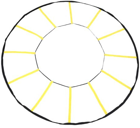 Oreilet Agilitys Trainer, Circle Speed and Agilitys Ladder for High Intensity Reactive Footwork Drills and Skills