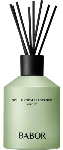 BABOR Soul & Room Fragrance Agathist, Raumduft mit frisch-belebender Duftnote | Mit Duftstäbchen | Home Duft | Mit ätherische Ölen und Bergamot | Tierversuchsfrei | 220 ml