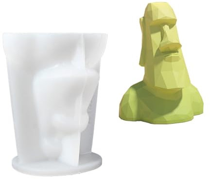 Meiliyizu Stampi in silicone statua d'arte per sapone decorazione gesso stampi in silicone resina epossidica stampi in silicone fondente forniture fatte a mano