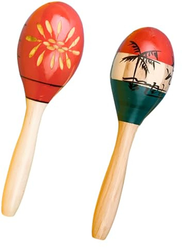 Sandhammer Aus Massivem Hartholz Holzschüttler Maracas Rassel Percussion Musikinstrument Lernspielzeug Hand Hand