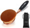 JewelryWe Big Oval Zahnbürste Foundation Make-up Pinsel lose Puderpinsel Kosmetik Concealer Lidschatten Eyeliner Lip Gesichtsbürste Rose Gold
