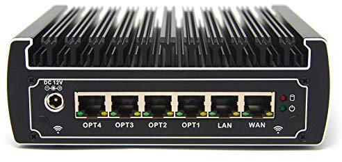 Protectli Vault FW6A - 6 Port, Firewall Micro Appliance/Mini PC - Intel Dual Core (Celeron 3865U), AES-NI, Barebone - Kompatibel mit pfSense/OPNsense etc