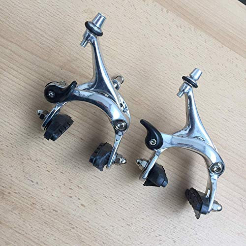 C-Star Bremsen Set Rennrad Silber VR & HR 39-49 mm Alu Bremskörper Rennradbremsen Race