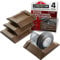 X-PROTECTOR Premium Furniture Cups 4 PCS. Rubber Caster Cups Furniture Coasters – Floor Protectors for All Floors & Wheels. Protect Your Floors & Stop Furniture with Ideal Bed Stoppers!