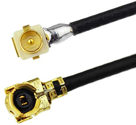 Superbat 2x 15cm Buchse zu Stecker RF Pigtail Kabel 1.13MM Low-Loss Verlängerungskabel