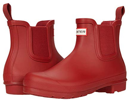 HUNTER Chelsea, Mocassino Donna, Military Red, 38 EU