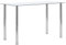 vidaXL Esstisch Küchentisch Esszimmertisch Glastisch Speisetisch Tisch Esszimmer Küche Transparent 120x60x75cm Hartglas Edelstahlrahmen