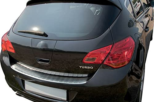 Ladekantenschutz Edelstahl CHROM kompatibel für OPEL ASTRA J SCHRÄGHECK | 2010-2015 | premium Qualität von RECAMBO