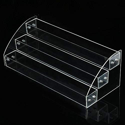 Nagellack Organizer,Lippenstift-Kosmetik-Displayständer-Acryl klar Nagellackregal,Es ist perfekt für Tätowierungstinte, Nagellack und andere Dinge zu organisieren und anzuzeigen (#2(3 Floor)