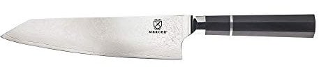 Mercer Culinary Premium Grade Super Steel, 8-Inch Chef's Knife, Ebony Wood Handle