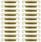 BEST SPORTING Spiralfedern für Gartentrampolin zum Spannen der Sprungmatten (20 Stück, 135 mm)