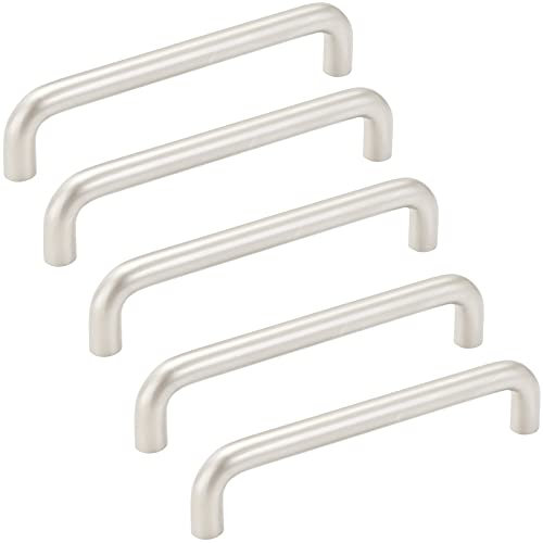 Sotech 10 Stück Möbelgriffe SW115 BA 160 mm Edelstahloptik matt Bügelgriff