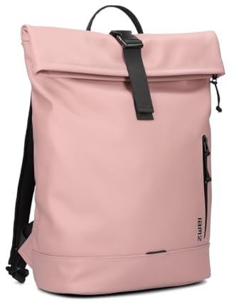Zwei Rolltop-Rucksack CARGO CAR200 Laptop-Rucksack wasserfest 12/14 Liter leichter Tagesrucksack mit Schlüsselband, Trennfächer & Schlaufe für Fahrradlicht, sportlich-modern (powder)