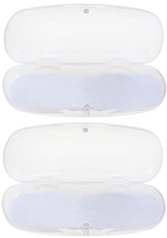 Hemoton 2 Stück Brillenetui Hardcase Brillenetui Hartschalenkoffer: für Männer und Frauen, Unisex, tragbar, für Reisen, Sonnenbrillen, Brillen, Halter