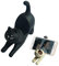 Supporto Telefono Durevole Portatile Phone Holder supporti Dock Telefono Supporto Smartphone Universale Tavolo Mini Supporto Tavolo Scrivania in Resina Porta Tavolino per Tablet Simpatico Cat (Nero)