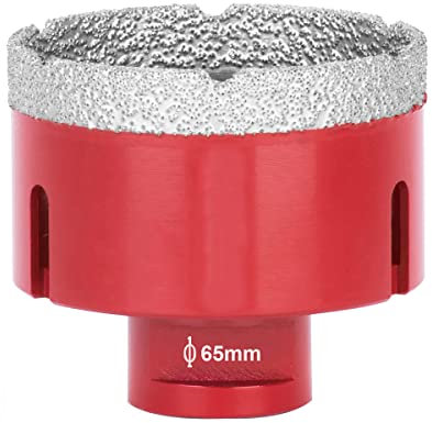 SagaSave 1 scie-cloche M14 de 65 mm pour revêtement diamant, longue durée de vie pour verre, céramique, carrelage, marbre, céramique, bouteilles, etc
