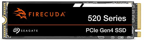 Seagate Technology FireCuda 520 NVMe SSD, 1 TB, SSD interno, M.2 PCIe Gen4 ×4 NVMe 1.4, con velocidades de hasta 5000/4850 MB/s, 3 años Rescue Services (ZP1000GV3A012)