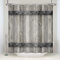 SDOTPMT 140x180cm Grange Porte Thème Rideau de Douche Millésime Gris en Bois Planche Rustique Ferme Campagne pour Salle de Bains avec Crochets