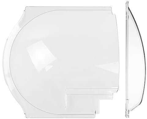 Transparentes Plexiglas 4812-01 Fliegengitter-Türschieber & 4810-00 Stopper, komplettes Ersatzset, kompatibel mit Dexter rechter Fliegengittertür, transparent, funktioniert mit Halterung 4814-00