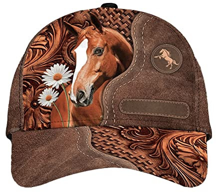 942 Baseball Mütze Personalisiertes Pferd Schirmmütze Basecap Baumwolle Basecap Original Golf Caps Für Golf, Herren, Auf Reisen
