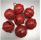 Yurosiay 50 Stück 22mm Glöckchen Schellen Bunt Glöckchen Klein Metallglöckchen Bastelglocken Bonbonfarbige Glöckchen zum Basteln DIY Glöckchen für Handwerk Festival Dekor Hundehalsband Rot