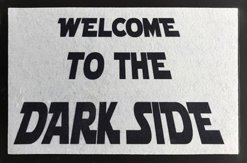 Fußmatte - Türmatten - Welcome to the Dark Side - Galaxis white