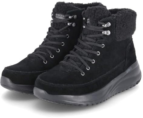 Skechers Stivali invernali da donna, Nero, 38 EU