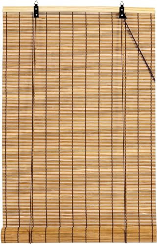 Cy.curtain bright tende a rullo per interni,tenda bamboo,Protezione Solare e della Privacy per Porte e Finestre,tapparella bamboo Opaca 120 * 250