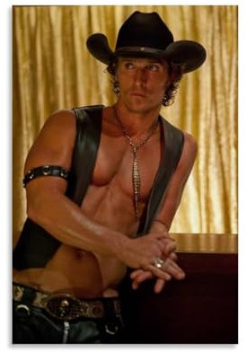 OqcEha Matthew McConaughey Poster, Kunst, Stern, Leinwand, Wandkunst, Bild, Drucke, hängendes Foto, Geschenkidee, Dekoration, Heimkunstwerke, 50 x 75 cm