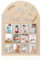 NQEUEPN Bilderrahmen Mein Erstes Jahr, 3D-Gänseblümchen Fotoanzeige für das Erste Jahr des Babys Monatliches Fotobanner Holzbrett 12 Monate Geschenk für Neugeborene Erinnerungen an den 1. Geburtstag