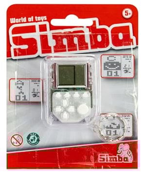 Simba Brickgame LCD-Spiel, Geschicklichkeitsspiele, Retro Game, Spiele Klassiker, Anti Stress Spielzeug, Reise Spiel, ab 5 Jahren