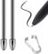 VOVIPO Lot de 2 Pointes de Rechange en Alliage de Titane pour Stylo Remarkable 2, Scribe Premium, Galaxy S - Compatibles avec Stylet EMR