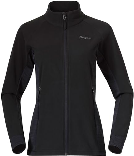Bergans Damen Rabot Fleece Midlayer Jacke, black, L