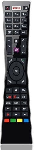 Replacement JVC Remote Control RM-C3231 for JVC Smart 4K LED TV LT-32C670 LT-32C661 LT-32C660 LT-55C860 LT-24C660 LT-32C661 LT-49C770 with 3 Shortcuts Button - No Setup Required