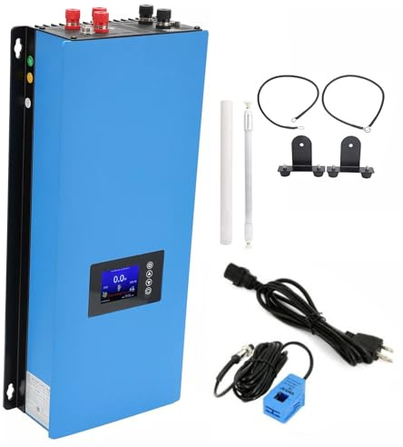 2000W Windturbinen Grid Wechselrichter, 45-90V auf 220V Netzwechselrichter | Windkraftanlage netzgekoppelter Inverter mit Limiter Sensor,SUN-2000GTIL2-WAL,Ausgabe 220/230V für Stromnetz der EU
