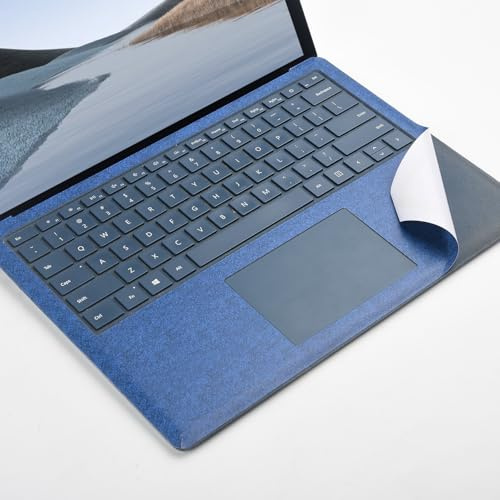 xisiciao Full Size Keyboard Palm Rest Protector for Microsoft Surface Laptop/Laptop 2 13.5 Inches Palm Pads/Wrist Rest, for Stained Keyboard, Renovation Cover Decal (Blue for Laptop 1/2)
